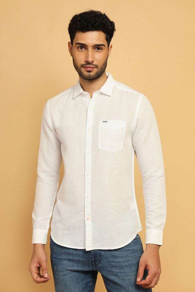 Solid-Cotton-Slim-Fit-Men-s-Casual-Wear-Shirt