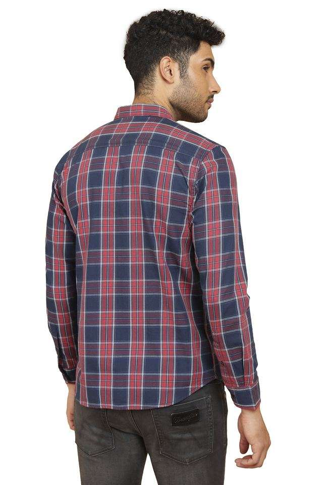 Checks-Cotton-Regular-Fit-Men-s-Casual-Wear-Shirt