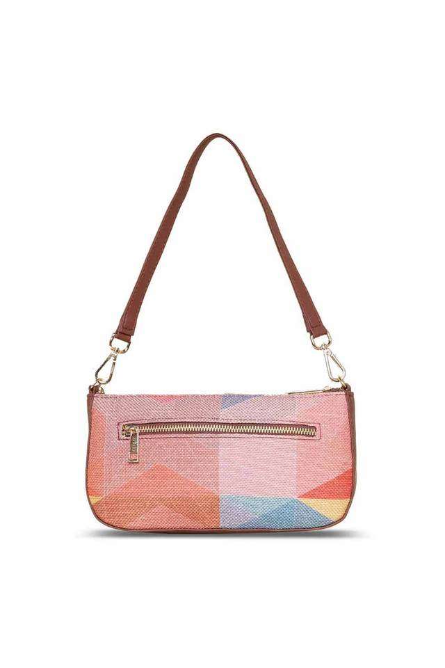 Printed-Geooptics-PU-Zipper-Closure-Women-s-Casual-Sling-Bag