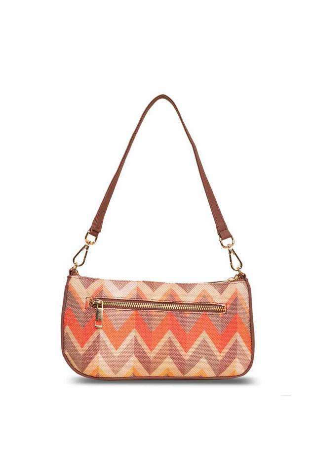 Printed-Tidal-PU-Zipper-Closure-Women-s-Casual-Sling-Bag