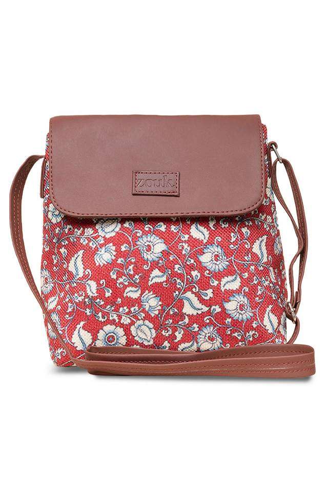 Printed-Chittoor-PU-Zipper-Closure-Women-s-Casual-Sling-Bag