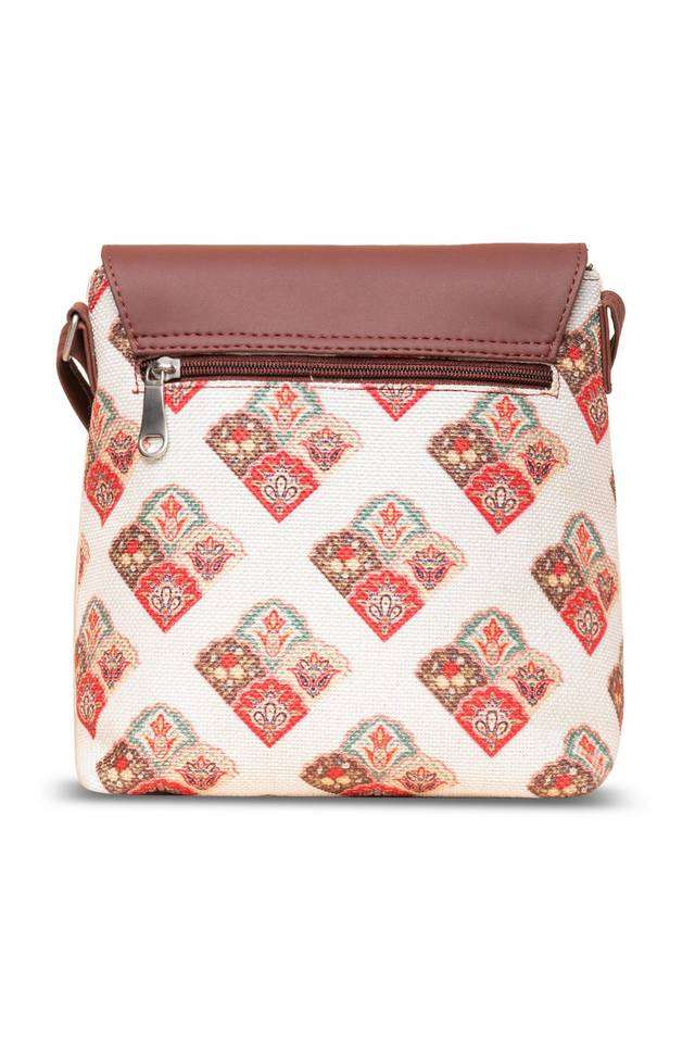 Printed-Seashell-PU-Zipper-Closure-Women-s-Casual-Sling-Bag