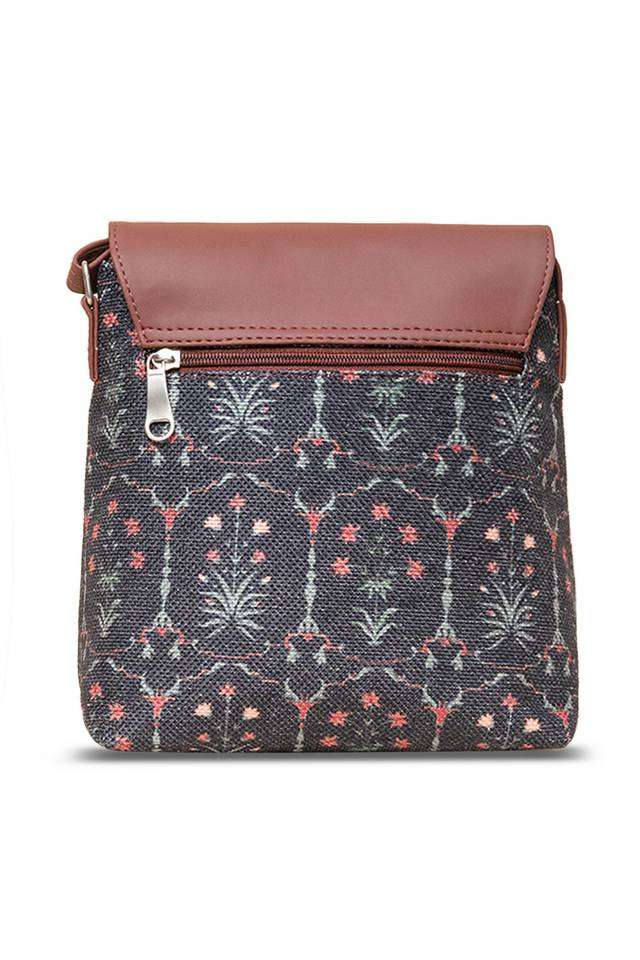 Printed-Taj-PU-Zipper-Closure-Women-s-Casual-Sling-Bag