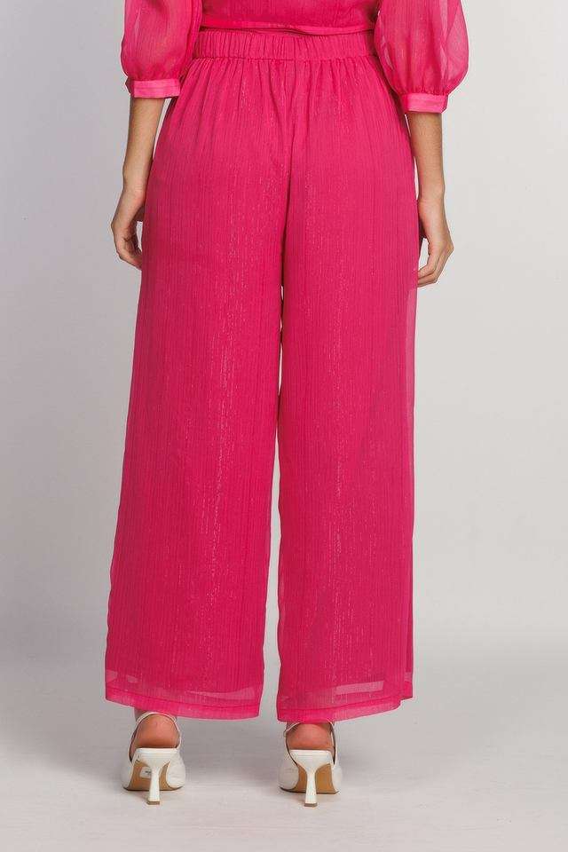 Solid-Regular-Fit-Polyester-Women-s-Casual-Wear-Pants