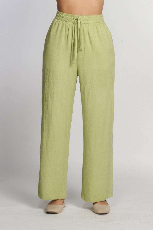 zink london Solid Straight Fit Viscose Women Casual Wear Trouser-picture-18
