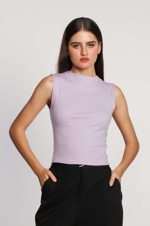 zink london Solid Cotton Round Neck Women Top-picture-19
