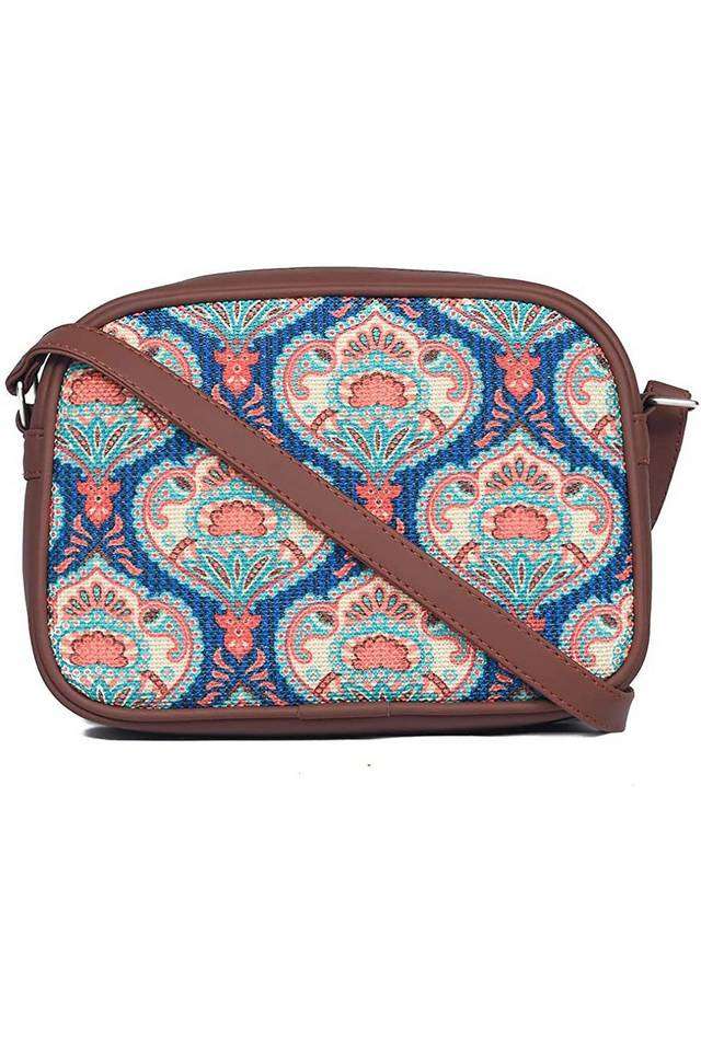 Printed-Kovil-PU-Zipper-Closure-Women-s-Casual-Sling-Bag