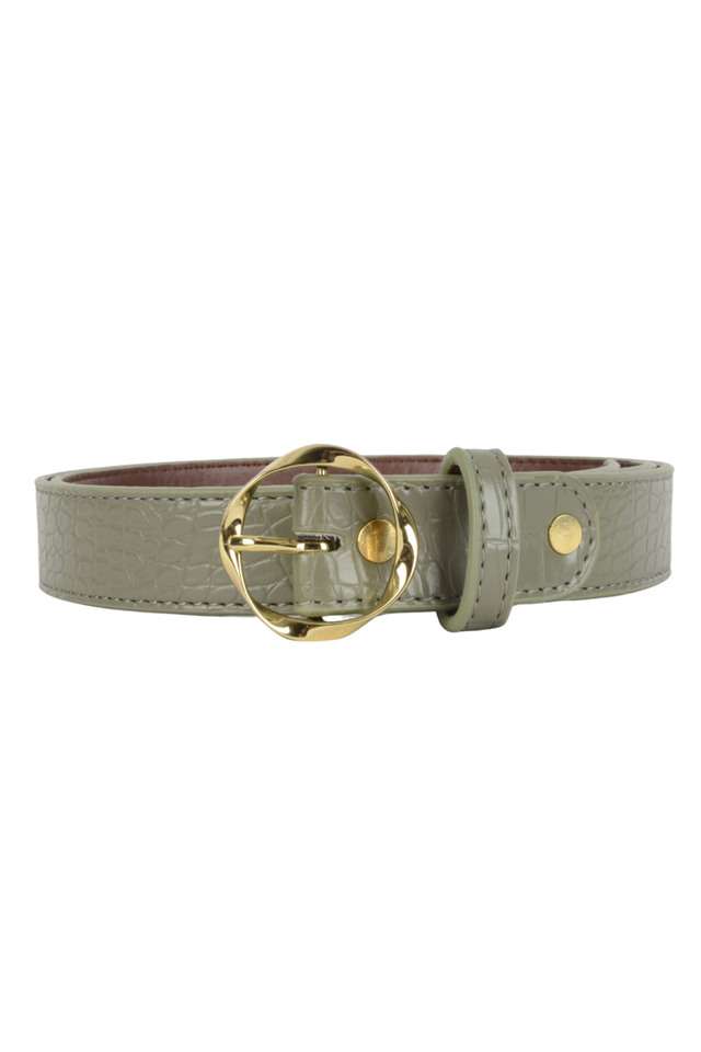 Buckle-Women-Synthetic-Belt