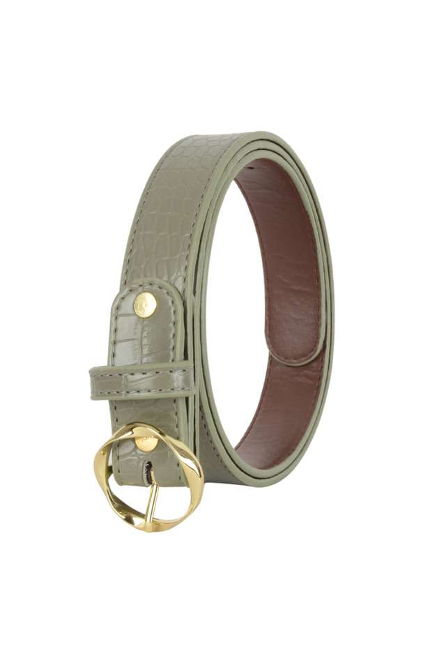 Buy Baggit green Synthetic Formal Wear Women's Single Side Belt