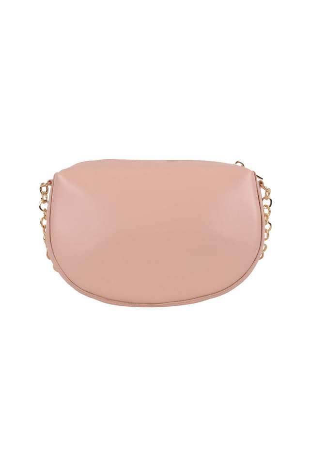 PVC-Zipper-Closure-Women-s-Saddle-Bag