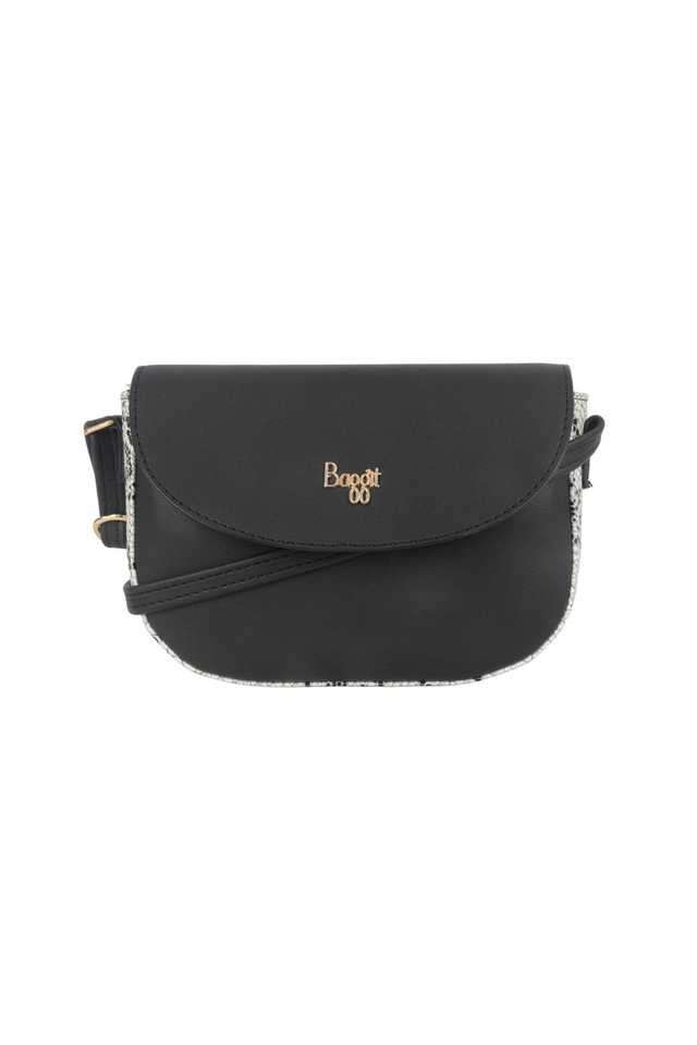 Lp-Fang-X-Meow-5-Ss-PVC-Zipper-Closure-Women-s-Saddle-Bag