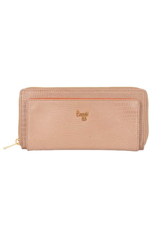 PVC-Zipper-Closure-Women-s-Zip-Around-Wallet