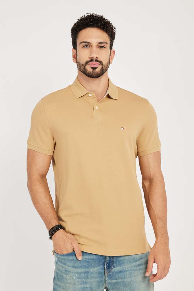 Solid-Cotton-Polo-Men-s-T-Shirt