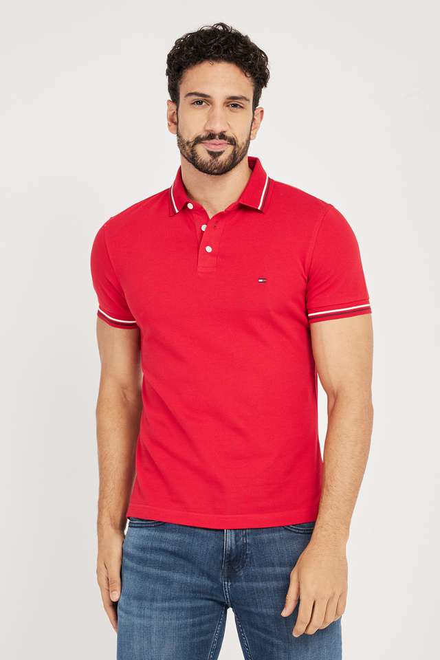 Solid-Cotton-Polo-Men-s-T-Shirt