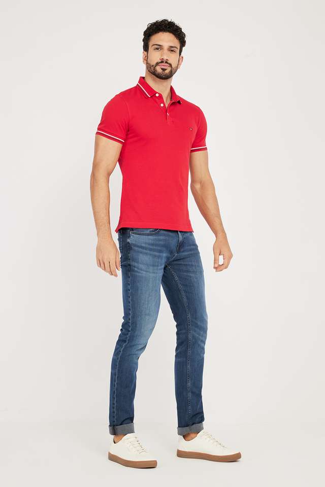 Solid-Cotton-Polo-Men-s-T-Shirt