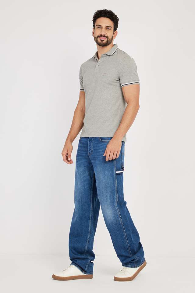 Solid-Cotton-Polo-Men-s-T-Shirt