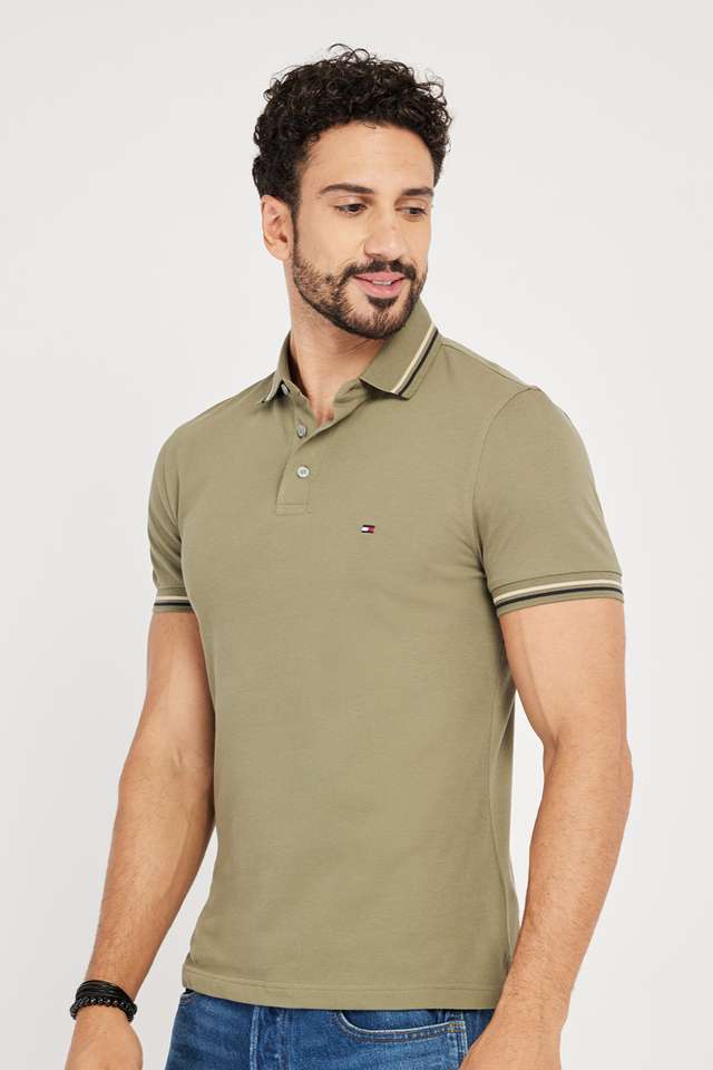 Solid-Cotton-Polo-Men-s-T-Shirt