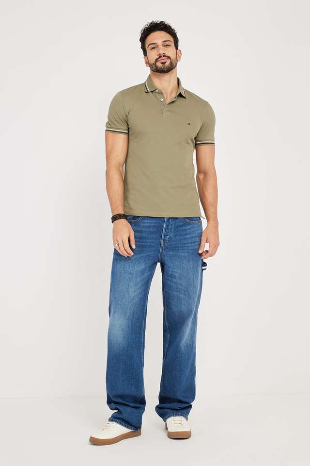 Solid-Cotton-Polo-Men-s-T-Shirt