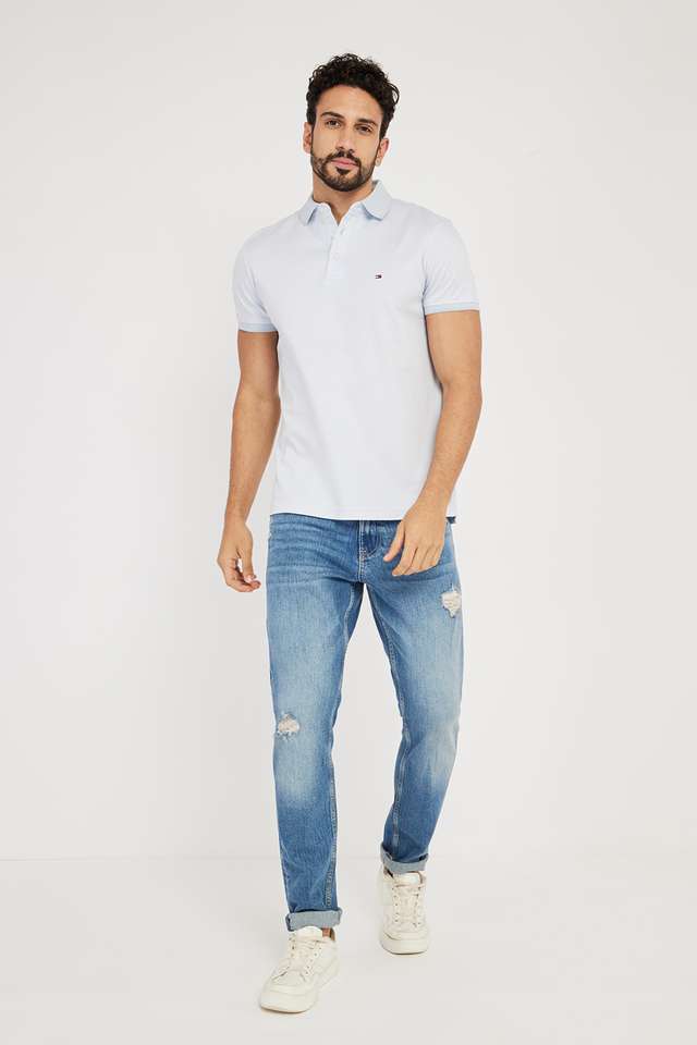 Solid-Cotton-Polo-Men-s-T-Shirt