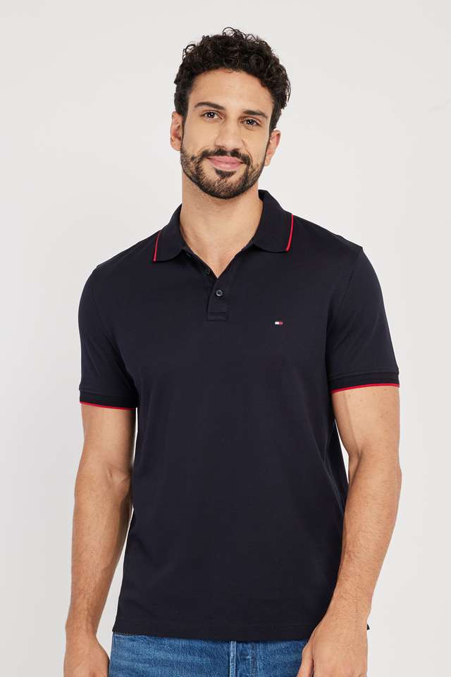 Solid-Cotton-Polo-Men-s-T-Shirt