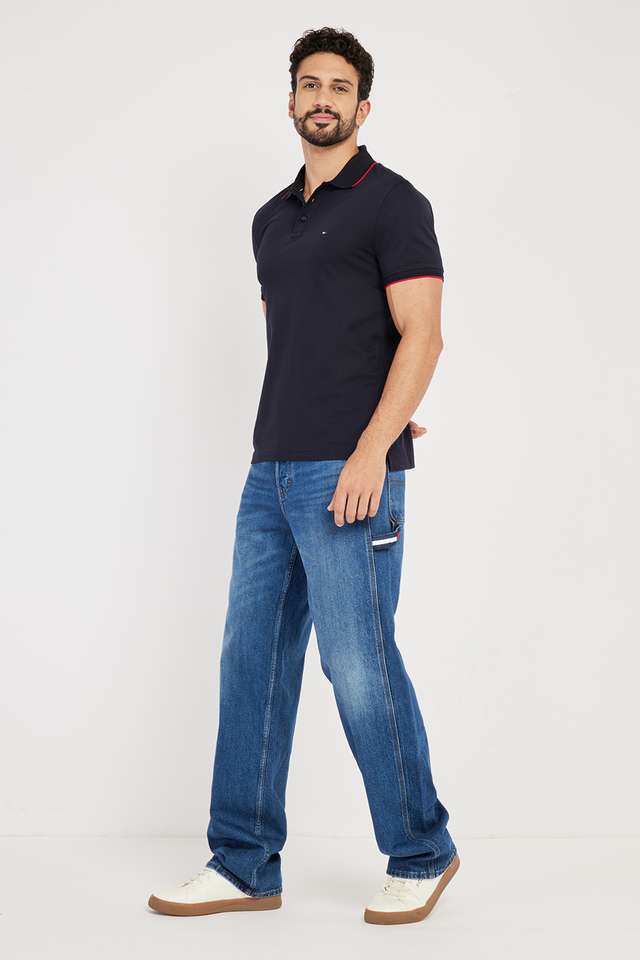 Solid-Cotton-Polo-Men-s-T-Shirt