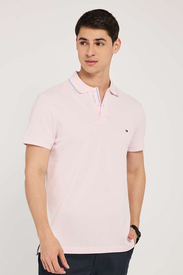 Solid-Cotton-Polo-Men-s-T-Shirt