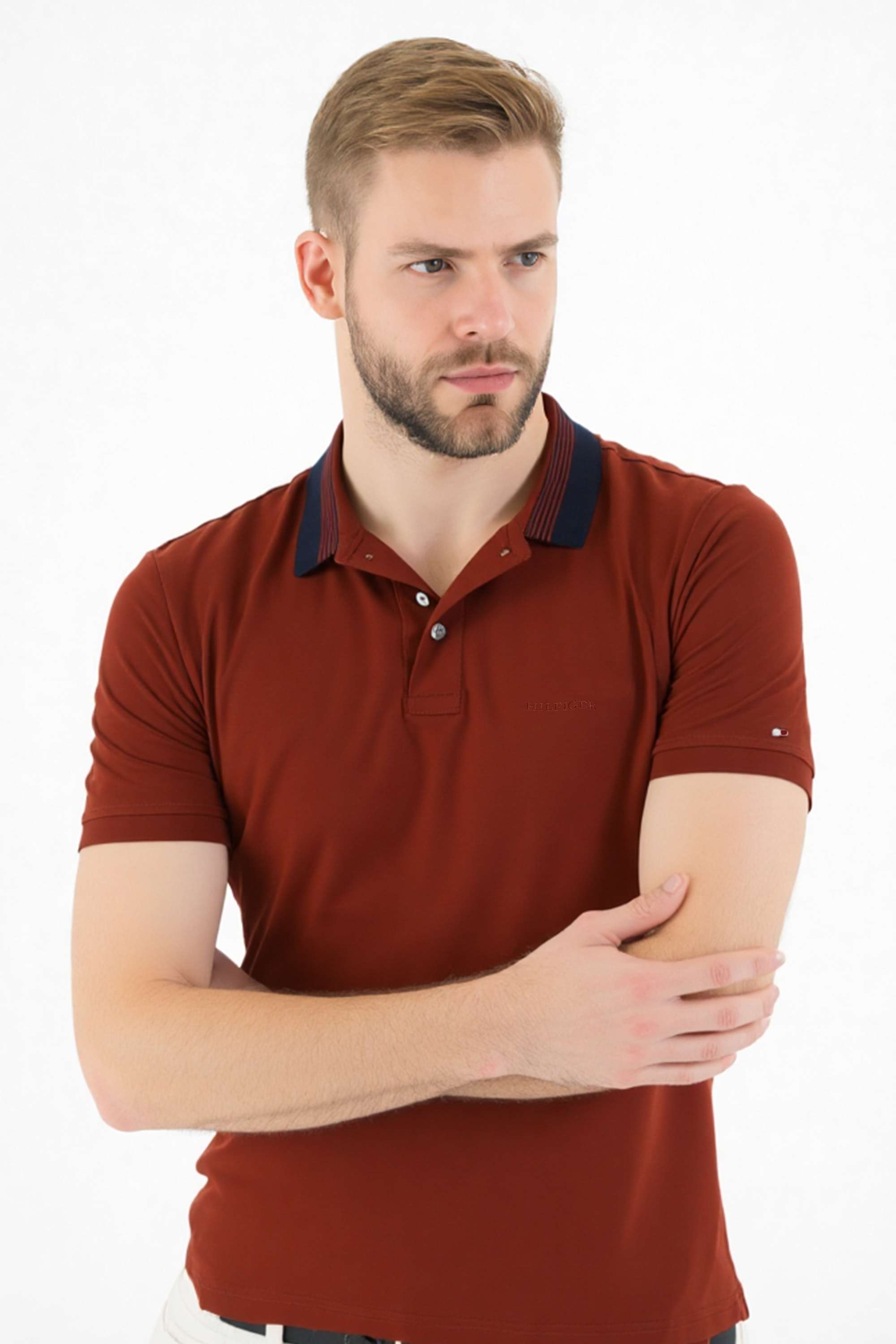 Solid-Cotton-Polo-Men-s-T-Shirt