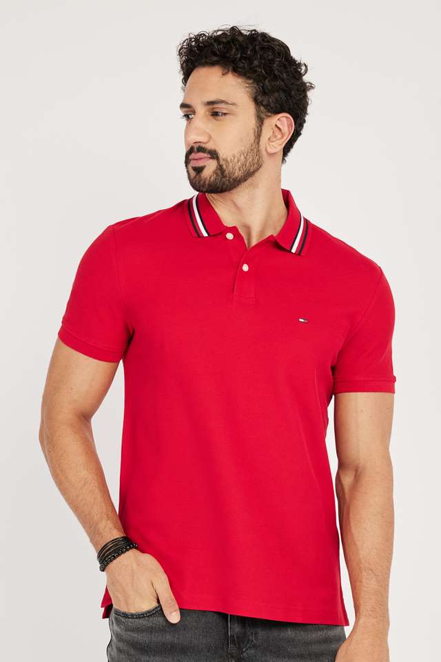 Solid-Cotton-Polo-Men-s-T-Shirt