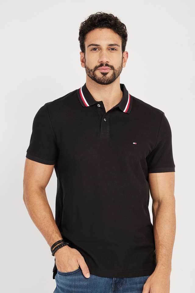 Solid-Cotton-Polo-Men-s-T-Shirt