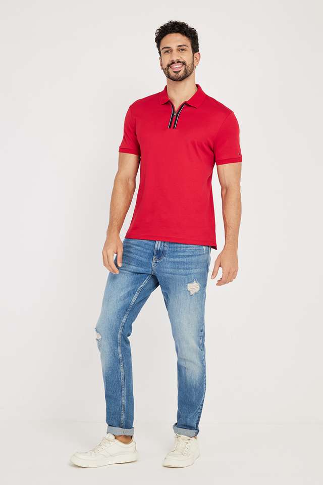 Solid-Cotton-Polo-Men-s-T-Shirt