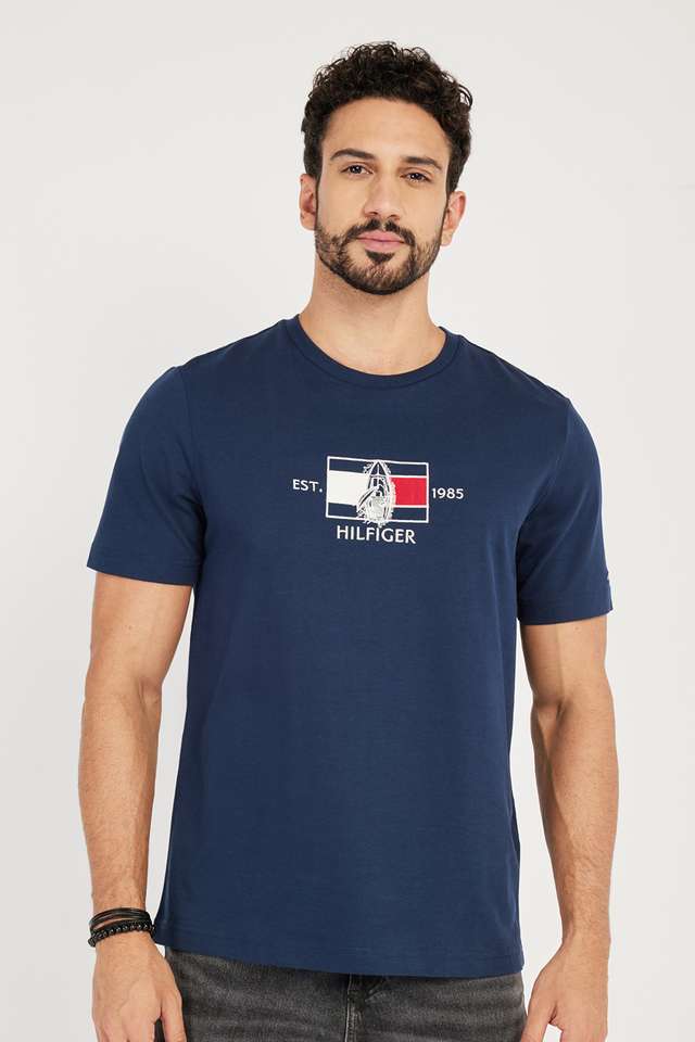 Solid-Cotton-Round-Neck-Men-s-T-Shirt