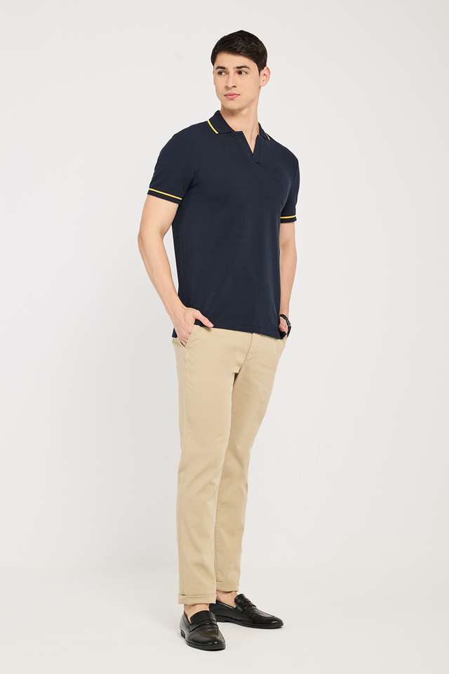 Solid-Cotton-Polo-Men-s-T-Shirt