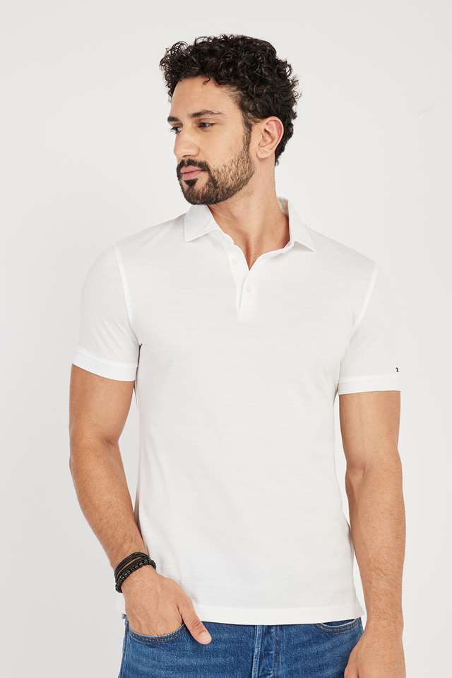 Solid-Cotton-Polo-Men-s-T-Shirt