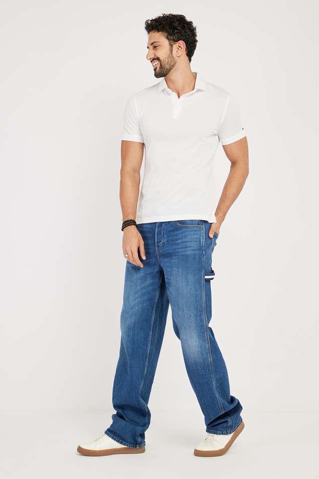 Solid-Cotton-Polo-Men-s-T-Shirt