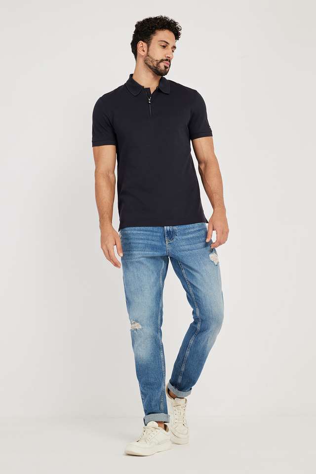 Solid-Cotton-Polo-Men-s-T-Shirt