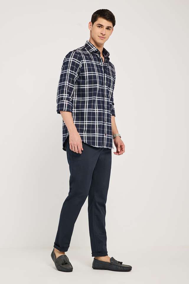 Printed-Cotton-Blend-Regular-Fit-Men-s-Casual-Wear-Trousers