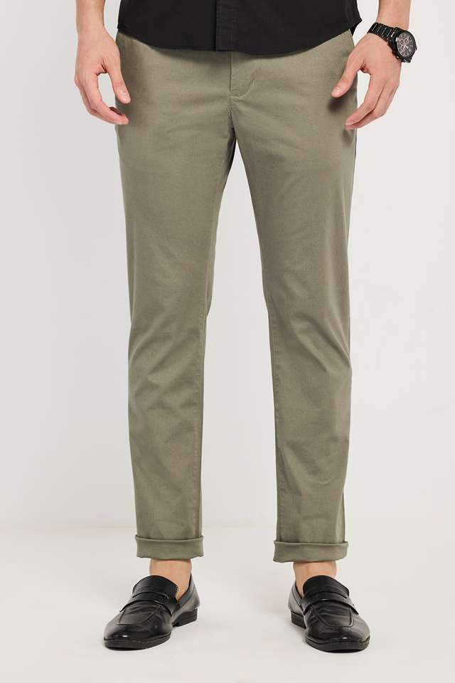 Printed-Cotton-Blend-Regular-Fit-Men-s-Casual-Wear-Trousers