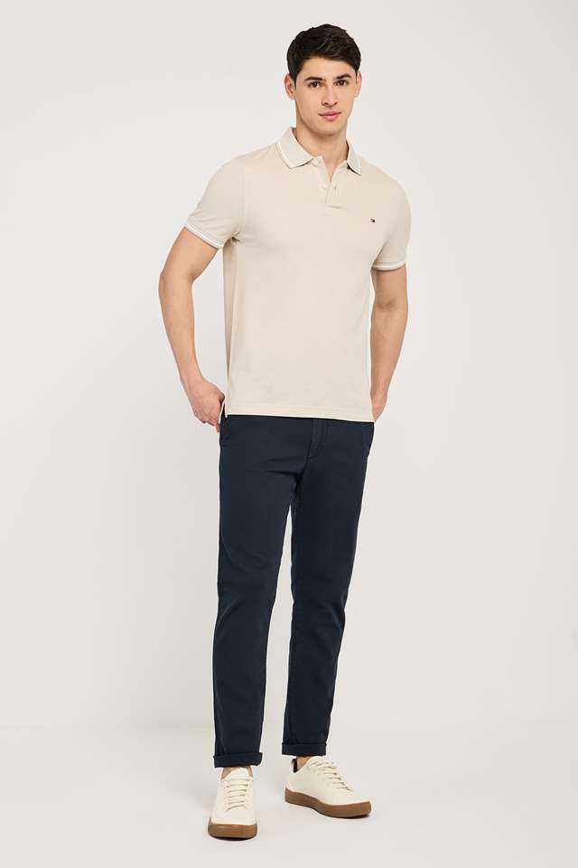 Structured-Cotton-Blend-Regular-Fit-Men-s-Casual-Wear-Trousers