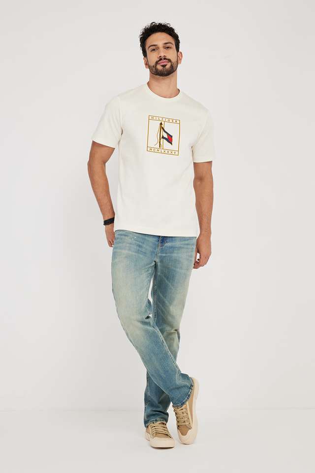 Light-Wash-Cotton-Blend-Regular-Fit-Men-s-Jeans