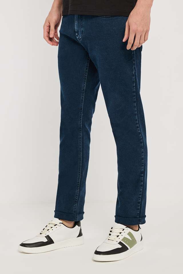 Light-Wash-Cotton-Blend-Regular-Fit-Men-s-Jeans