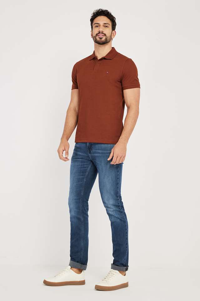 Light-Wash-Cotton-Blend-Regular-Fit-Men-s-Jeans