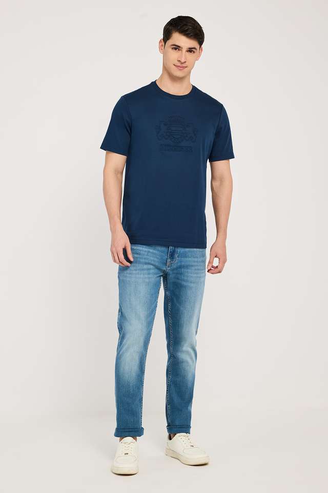 Light-Wash-Cotton-Blend-Regular-Fit-Men-s-Jeans