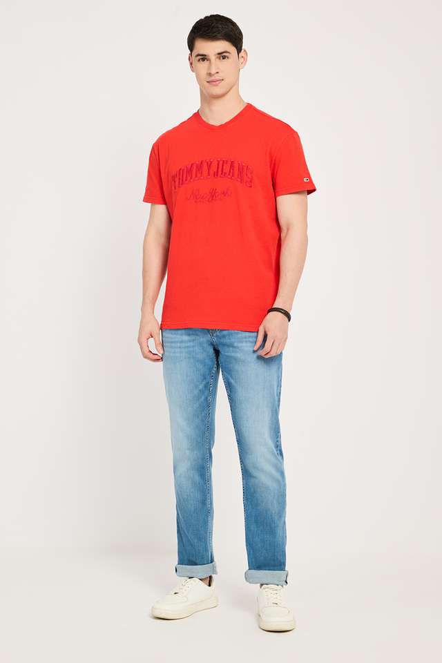 Light-Wash-Cotton-Blend-Regular-Fit-Men-s-Jeans