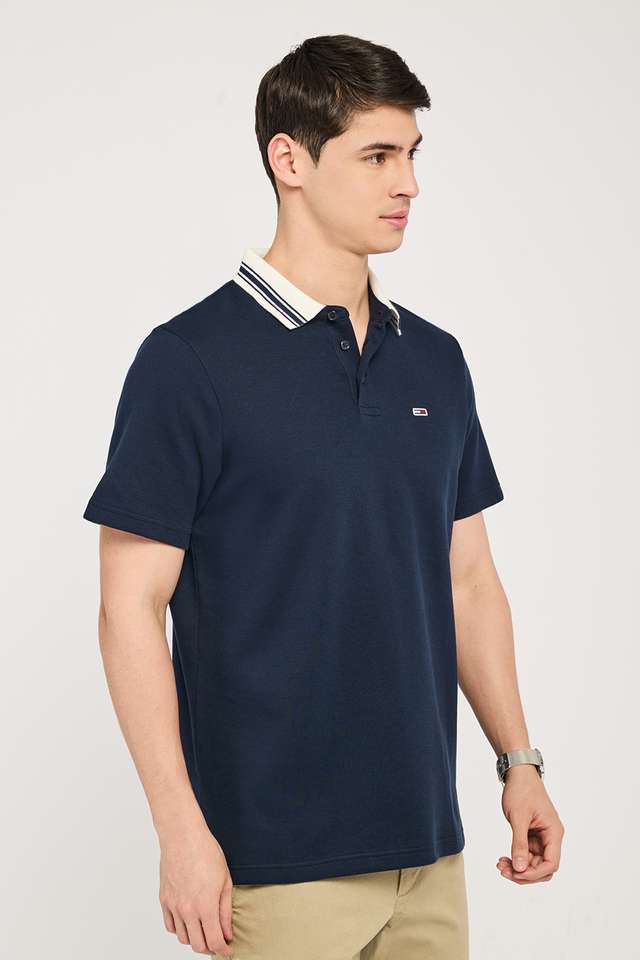 Solid-Cotton-Polo-Men-s-T-Shirt