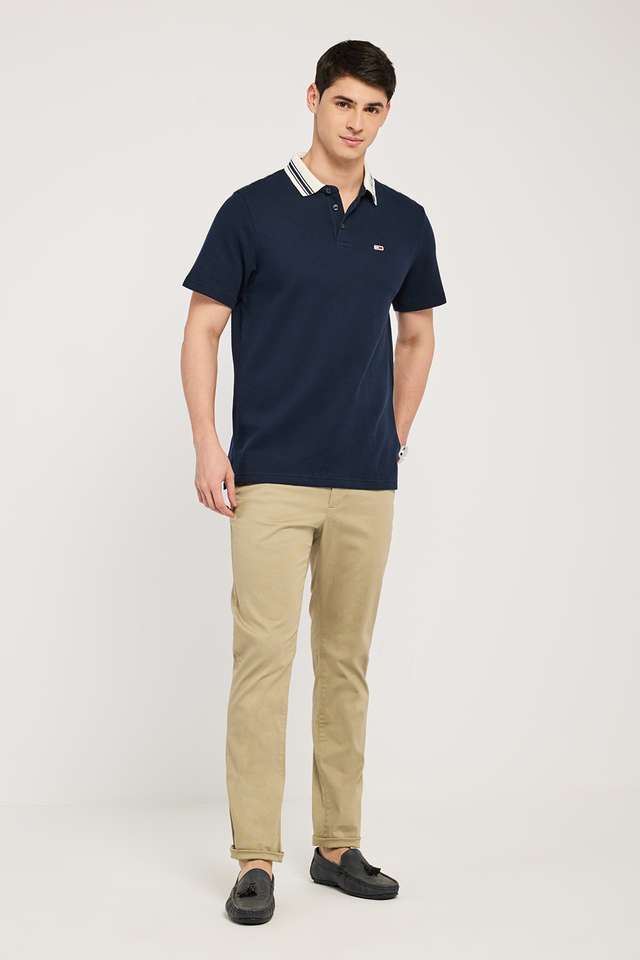 Solid-Cotton-Polo-Men-s-T-Shirt