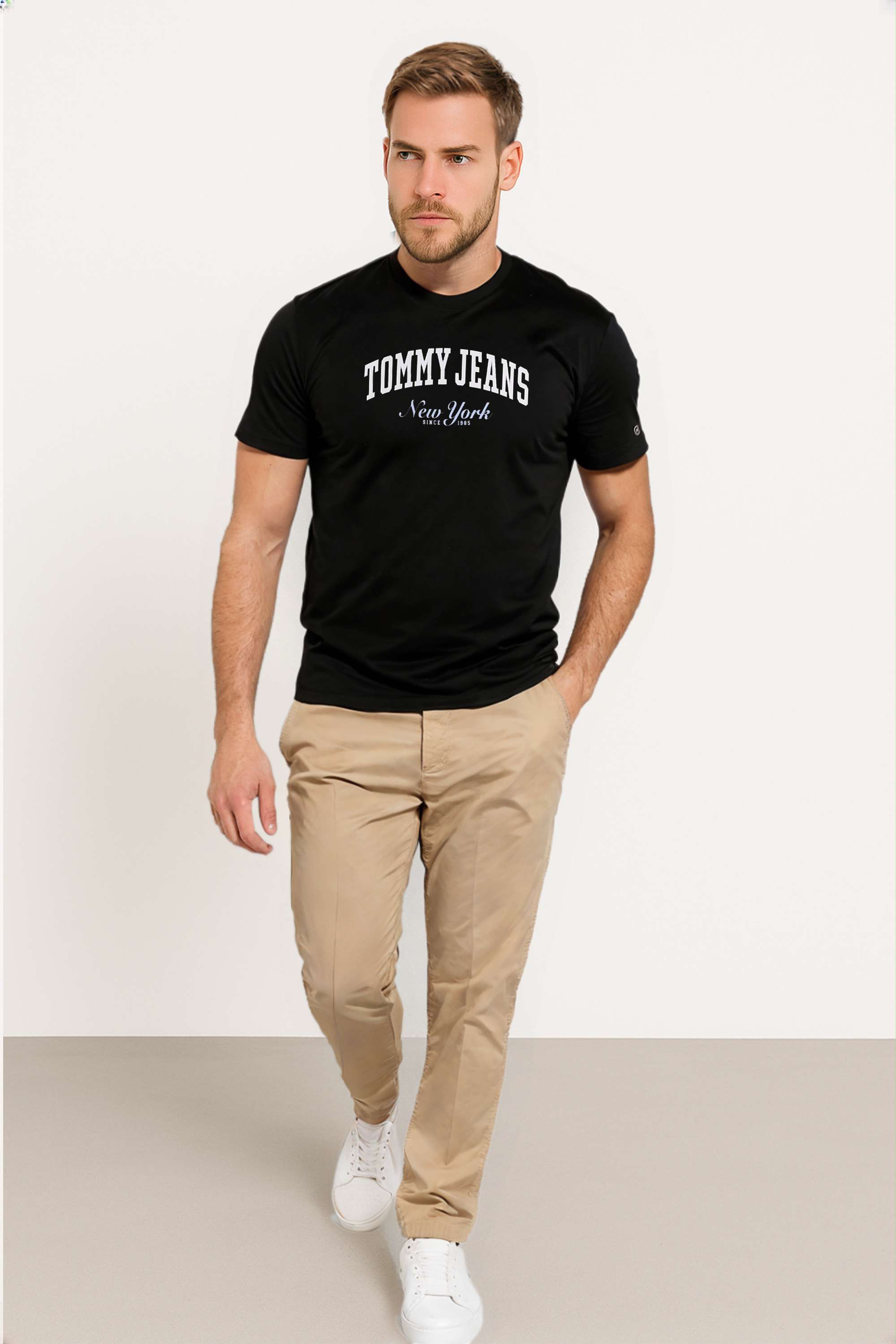 Solid-Cotton-Round-Neck-Men-s-T-Shirt