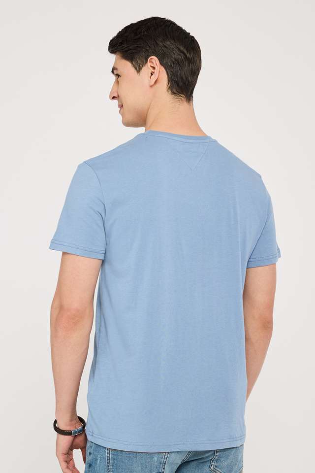 Solid-Cotton-Round-Neck-Men-s-T-Shirt