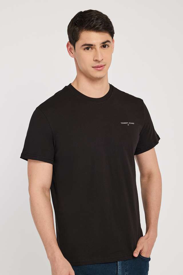 Solid-Cotton-Round-Neck-Men-s-T-Shirt