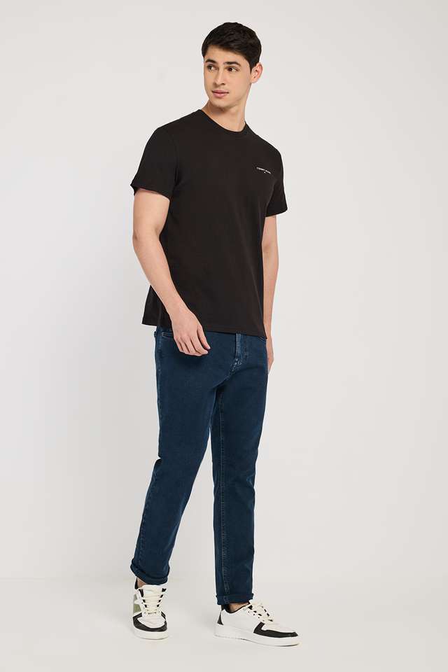 Solid-Cotton-Round-Neck-Men-s-T-Shirt