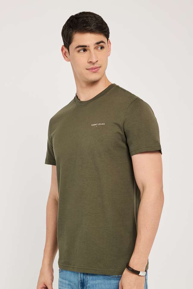 Solid-Cotton-Round-Neck-Men-s-T-Shirt